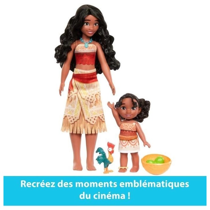 MATTEL Disney Vaiana 2 - Coffret des 2 soeurs - poupée du film Vaiana 2 JBT66 MATTEL Disney Vaiana 2 - Coffret des 2 soeurs - poupée du film Vaiana 2 JBT66