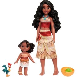 MATTEL Disney Vaiana 2 - Coffret des 2 soeurs - poupée du film Vaiana