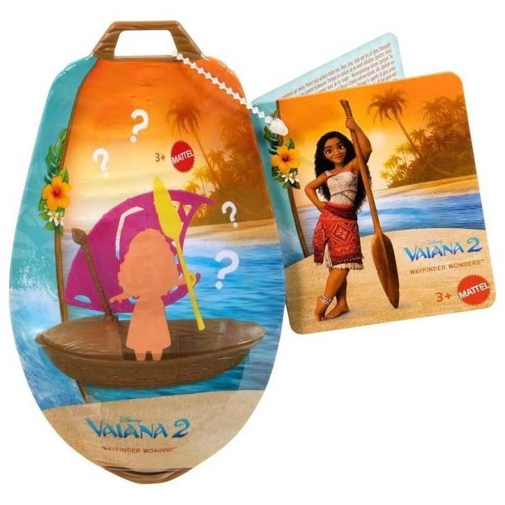 MATTEL Disney Vaiana 2 Pirogue et ses 3 surprises JBT68