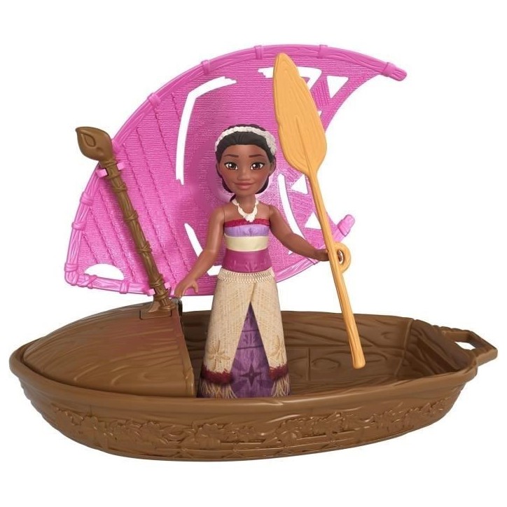 MATTEL Disney Vaiana 2 Pirogue et ses 3 surprises JBT68