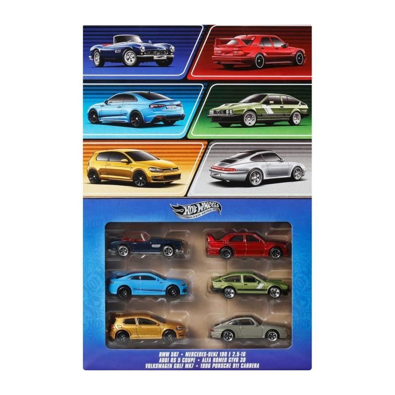 Hot Wheels - Multipack Euro Style - Petite Voiture - 3 ans et + - Hot Hot Wheels - Multipack Euro Style - Petite Voiture - 3 ans et + - Hot
