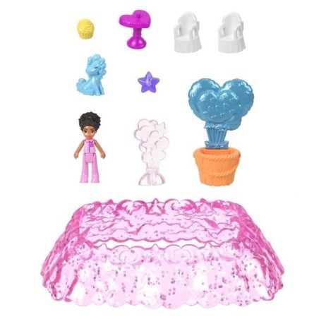 Polly Pocket - Coffret Au pays des reves - Mini-figurine et licorne -