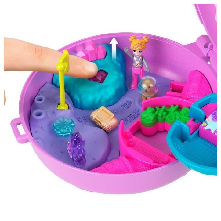 Polly Pocket - Coffret Exploration spatiale - Jouet de voyage - Polly Pocket - JCB18 Polly Pocket - Coffret Exploration spatiale - Jouet de voyage - Polly Pocket - JCB18