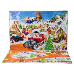Hot Wheels - Calendrier de l'Avent 2025 - 10 véhicules et 24 acce