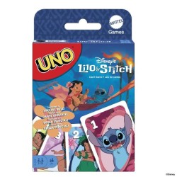 Mattel Games - Disney UNO Lilo et Stitch-Jeu de cartes pour les enfant