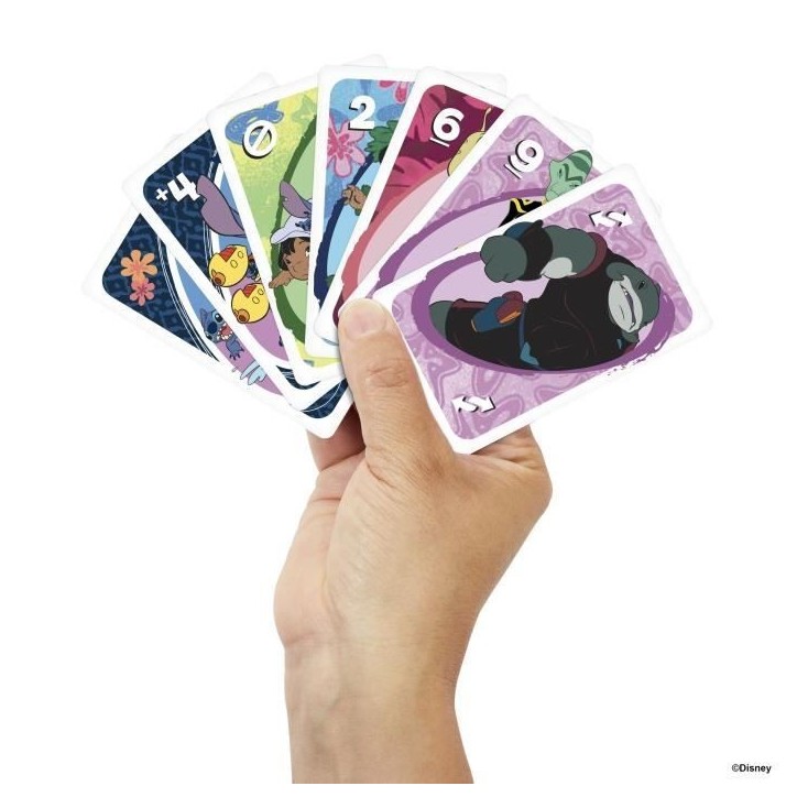 Mattel Games - Disney UNO Lilo et Stitch-Jeu de cartes pour les enfants et la famille JCC10 Mattel Games - Disney UNO Lilo et Stitch-Jeu de cartes pour les enfants et la famille JCC10