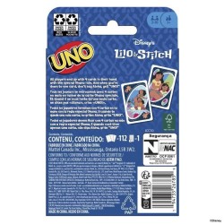 Mattel Games - Disney UNO Lilo et Stitch-Jeu de cartes pour les enfant