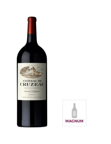 Magnum Château de Cruzeau 2019 Pessac Léognan - Vin Rouge de Bordeaux