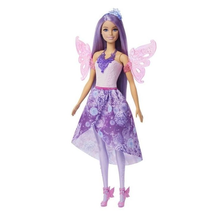 Barbie-Poupée Barbie Fantaisie Féerique-Coffret Avec Accessoires - 3 ans+- JCP74 Barbie-Poupée Barbie Fantaisie Féerique-Coffret Avec Accessoires - 3 ans+- JCP74