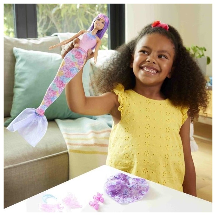 Barbie-Poupée Barbie Fantaisie Féerique-Coffret Avec Accessoires - 3 ans+- JCP74 Barbie-Poupée Barbie Fantaisie Féerique-Coffret Avec Accessoires - 3 ans+- JCP74