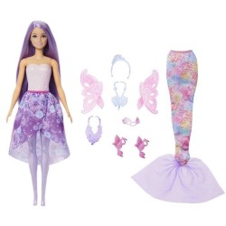 Barbie-Poupée Barbie Fantaisie Féerique-Coffret Avec Accessoires - 3