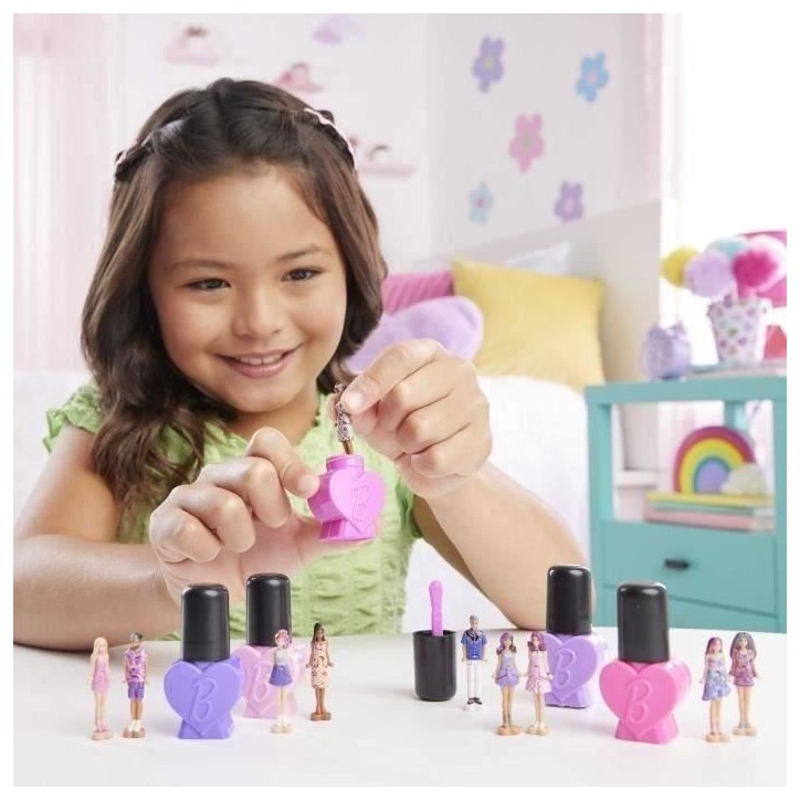 BARBIE Poupée Mini-BarbieLand Fashionistas-Poupée de 3,8 cm - Barbie - JCP97 BARBIE Poupée Mini-BarbieLand Fashionistas-Poupée de 3,8 cm - Barbie - JCP97