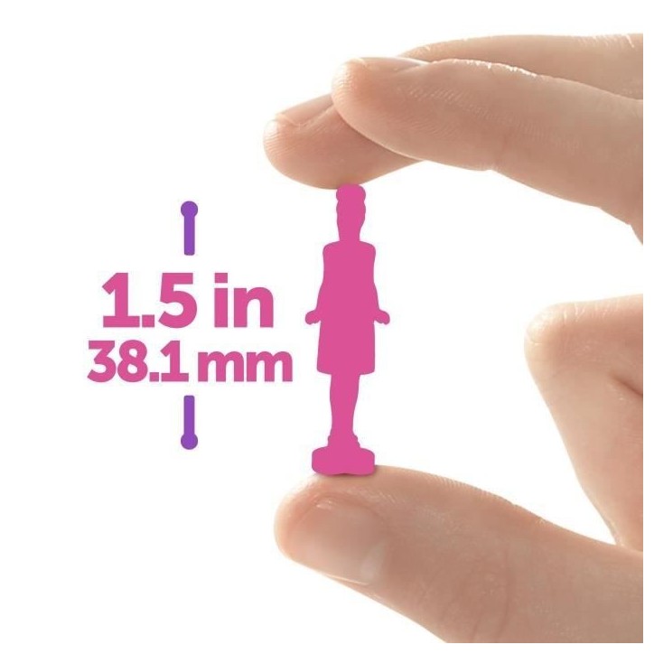 BARBIE Poupée Mini-BarbieLand Fashionistas-Poupée de 3,8 cm - Barbie - JCP97 BARBIE Poupée Mini-BarbieLand Fashionistas-Poupée de 3,8 cm - Barbie - JCP97