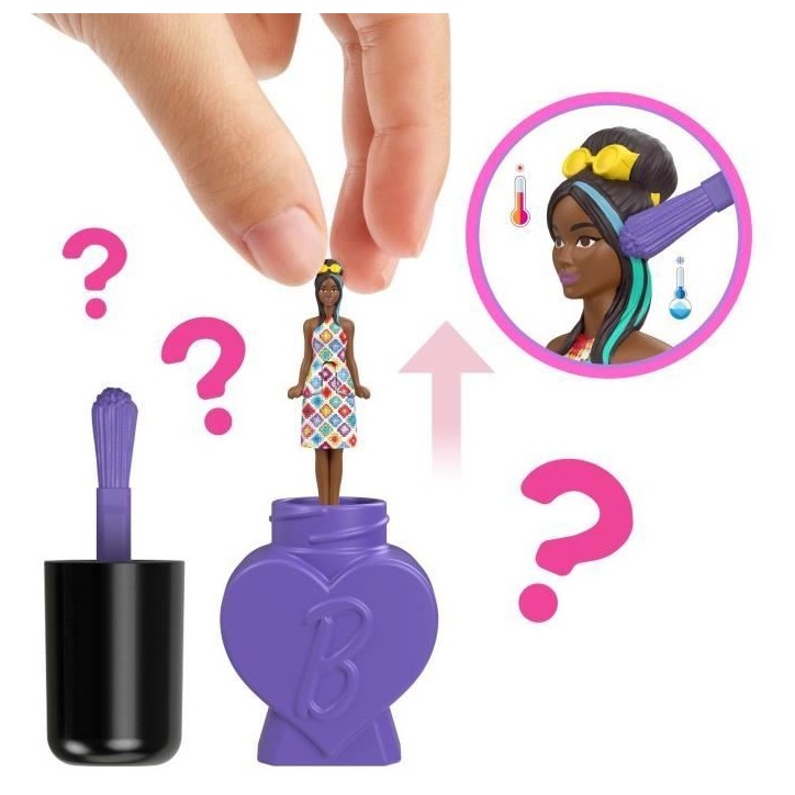 BARBIE Poupée Mini-BarbieLand Fashionistas-Poupée de 3,8 cm - Barbie - JCP97 BARBIE Poupée Mini-BarbieLand Fashionistas-Poupée de 3,8 cm - Barbie - JCP97