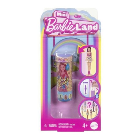 BARBIE Poupée Mini-BarbieLand Color Reveal-Poupée de 3,8 cm - Barbi