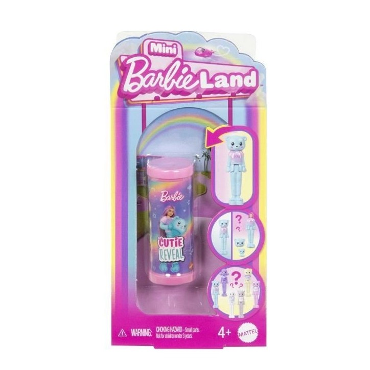BARBIE Poupée Mini-BarbieLand Cutie Reveal-Poupée de 3,8 cm - Barbie - JCR15 BARBIE Poupée Mini-BarbieLand Cutie Reveal-Poupée de 3,8 cm - Barbie - JCR15