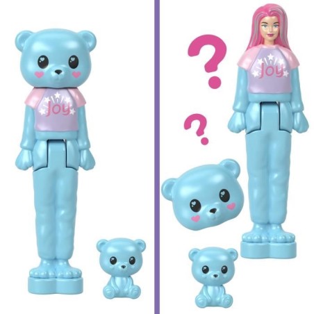 BARBIE Poupée Mini-BarbieLand Cutie Reveal-Poupée de 3,8 cm - Barbie - JCR15