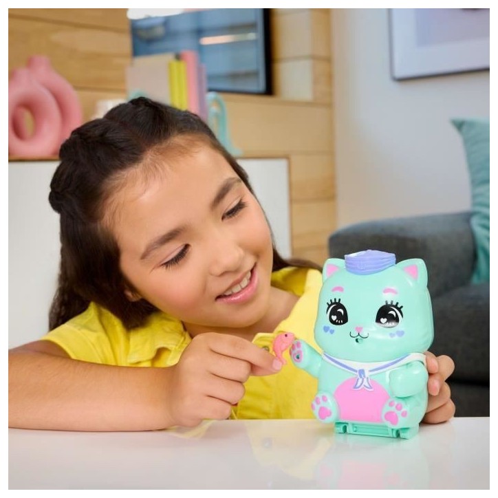 Polly Pocket-Coffret Chaton Marin-Jouet De Voyage - 4 ans+- JCR37 Polly Pocket-Coffret Chaton Marin-Jouet De Voyage - 4 ans+- JCR37