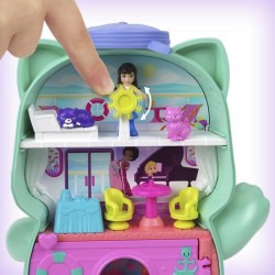 Polly Pocket-Coffret Chaton Marin-Jouet De Voyage - 4 ans+- JCR37