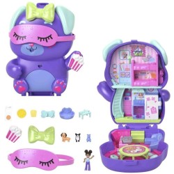 Polly Pocket-Coffret Chiot Festif soirée pyjama -Jouet De Voyage - 4