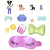 Polly Pocket-Coffret Chiot Festif soirée pyjama -Jouet De Voyage - 4