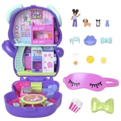 Polly Pocket-Coffret Chiot Festif soirée pyjama -Jouet De Voyage - 4