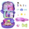 Polly Pocket-Coffret Chiot Festif soirée pyjama -Jouet De Voyage - 4