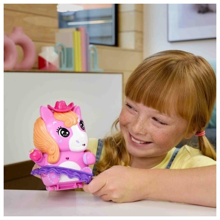 Polly Pocket-Coffret Poney Rodéo-Jouet De Voyage - 4 ans+- JCR39 Polly Pocket-Coffret Poney Rodéo-Jouet De Voyage - 4 ans+- JCR39