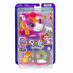 Polly Pocket-Coffret Poney Rodéo-Jouet De Voyage - 4 ans+- JCR39