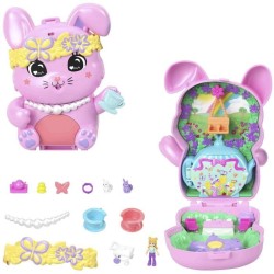 Polly Pocket-Coffret Jardin Lapin l'heure du thé -Jouet De Voyage - 4