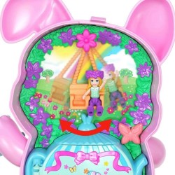 Polly Pocket-Coffret Jardin Lapin l'heure du thé -Jouet De Voyage - 4