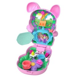 Polly Pocket-Coffret Jardin Lapin l'heure du thé -Jouet De Voyage - 4