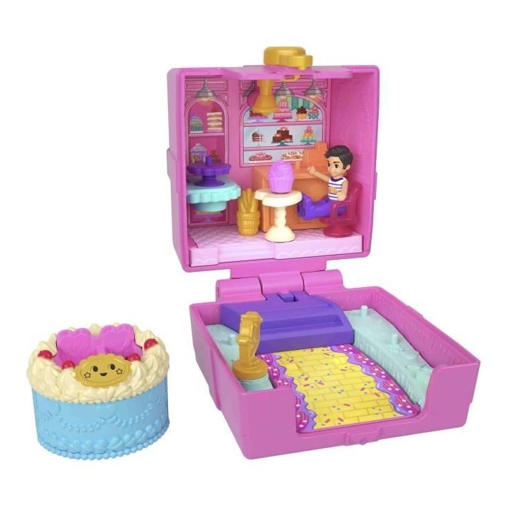 Polly Pocket–Coffret Multifacettes-Voitures Et Mini-Figurines - JCR44 Modele aléatoire - a partide 4 ans