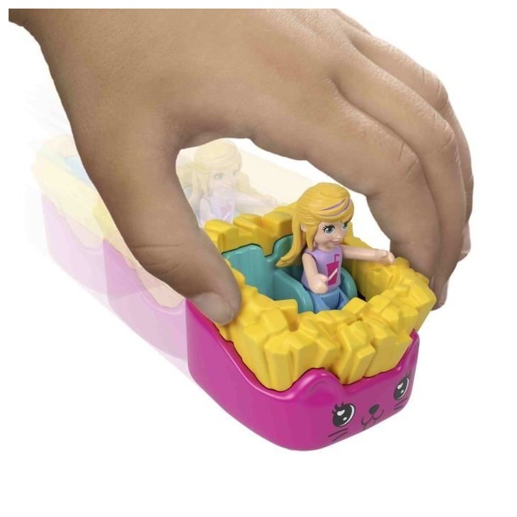 Polly Pocket–Coffret Multifacettes-Voitures Et Mini-Figurines - JCR44 Modele aléatoire - a partide 4 ans