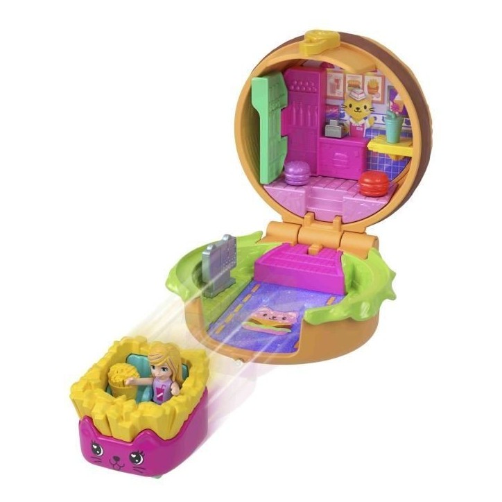 Polly Pocket–Coffret Multifacettes-Voitures Et Mini-Figurines - JCR44 Modele aléatoire - a partide 4 ans