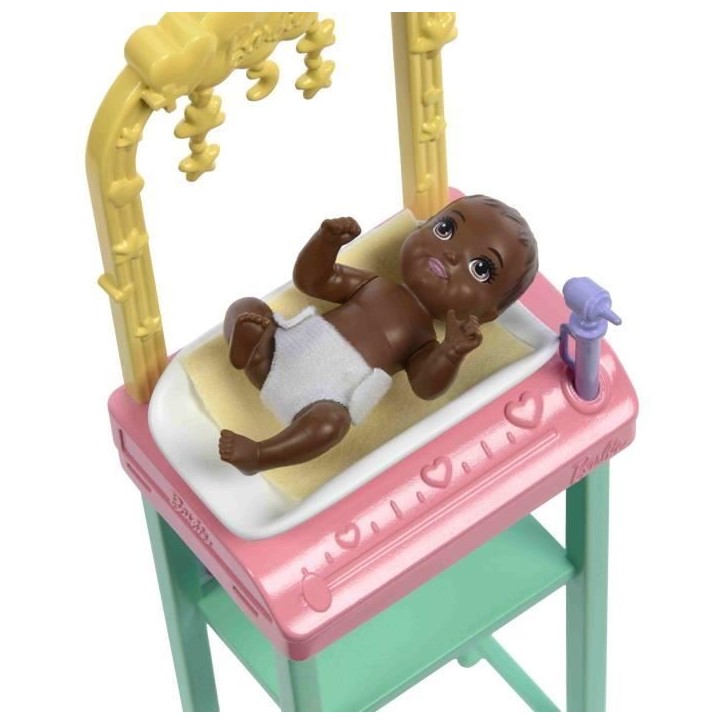 Barbie-Coffret Barbie Pédiatre-Poupée Blonde Et Poupée Bébé - 3 ans+- JCR72 Barbie-Coffret Barbie Pédiatre-Poupée Blonde Et Poupée Bébé - 3 ans+- JCR72