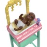 Barbie-Coffret Barbie Pédiatre-Poupée Blonde Et Poupée Bébé - 3 a