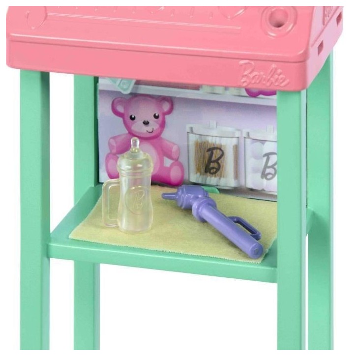 Barbie-Coffret Barbie Pédiatre-Poupée Blonde Et Poupée Bébé - 3 ans+- JCR72 Barbie-Coffret Barbie Pédiatre-Poupée Blonde Et Poupée Bébé - 3 ans+- JCR72