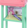 Barbie-Coffret Barbie Pédiatre-Poupée Blonde Et Poupée Bébé - 3 a