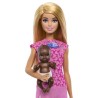Barbie-Coffret Barbie Pédiatre-Poupée Blonde Et Poupée Bébé - 3 a