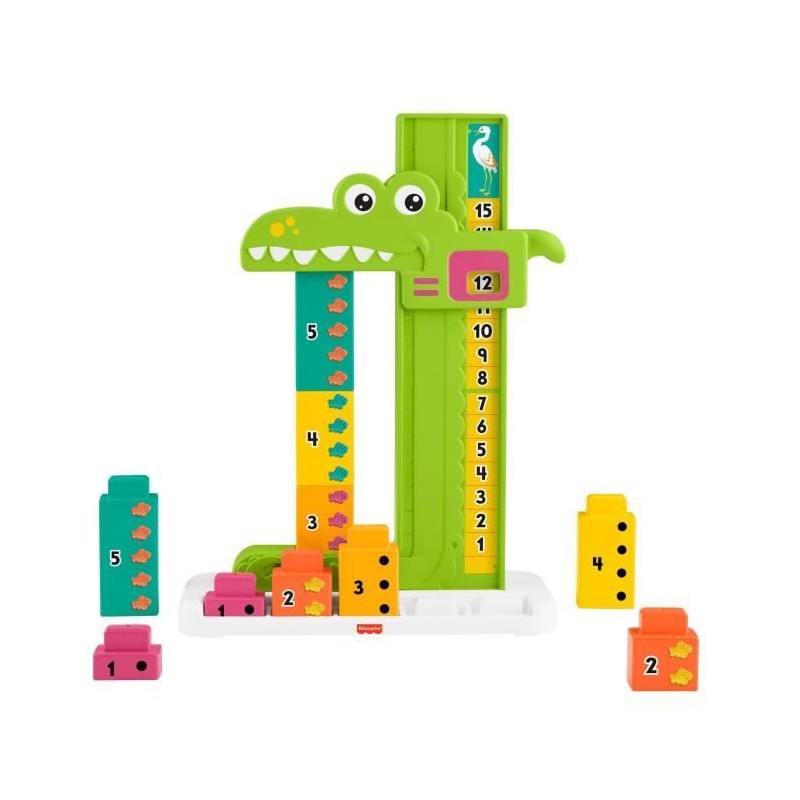 Fisher-Price-L'Alligator Des Additions-Jouet D'Apprentissage JCT13 Fisher-Price-L'Alligator Des Additions-Jouet D'Apprentissage JCT13