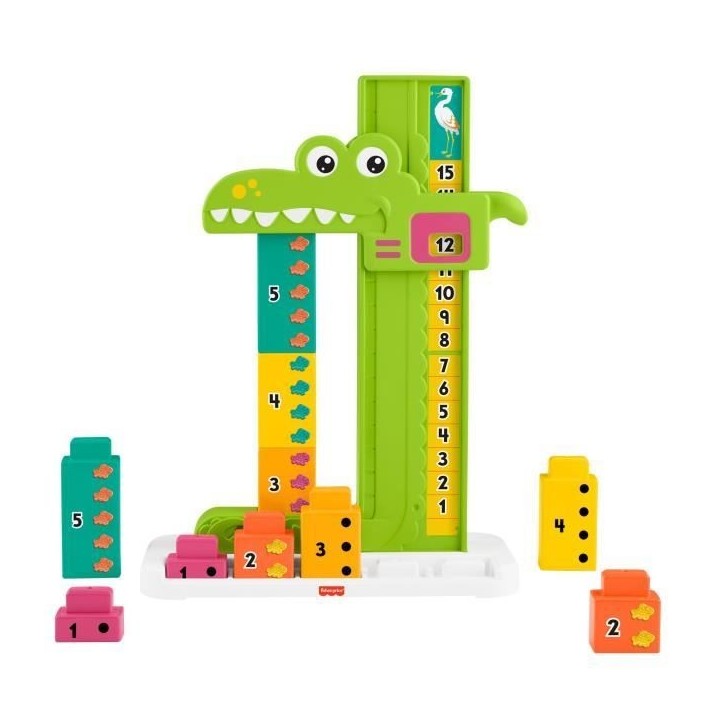 Fisher-Price-L'Alligator Des Additions-Jouet D'Apprentissage JCT13 Fisher-Price-L'Alligator Des Additions-Jouet D'Apprentissage JCT13