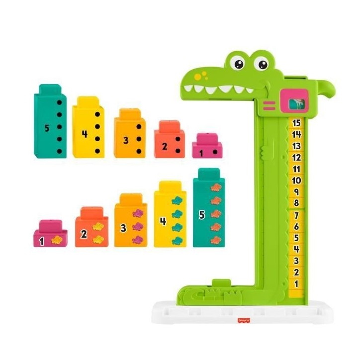 Fisher-Price-L'Alligator Des Additions-Jouet D'Apprentissage JCT13 Fisher-Price-L'Alligator Des Additions-Jouet D'Apprentissage JCT13