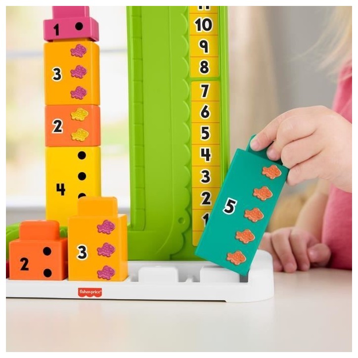Fisher-Price-L'Alligator Des Additions-Jouet D'Apprentissage JCT13 Fisher-Price-L'Alligator Des Additions-Jouet D'Apprentissage JCT13