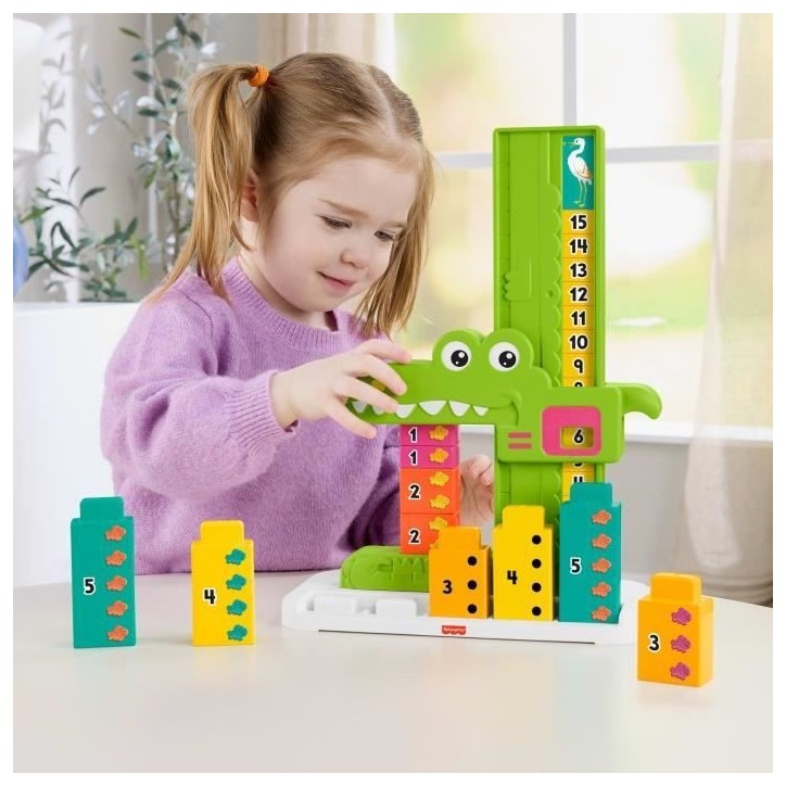 Fisher-Price-L'Alligator Des Additions-Jouet D'Apprentissage JCT13 Fisher-Price-L'Alligator Des Additions-Jouet D'Apprentissage JCT13