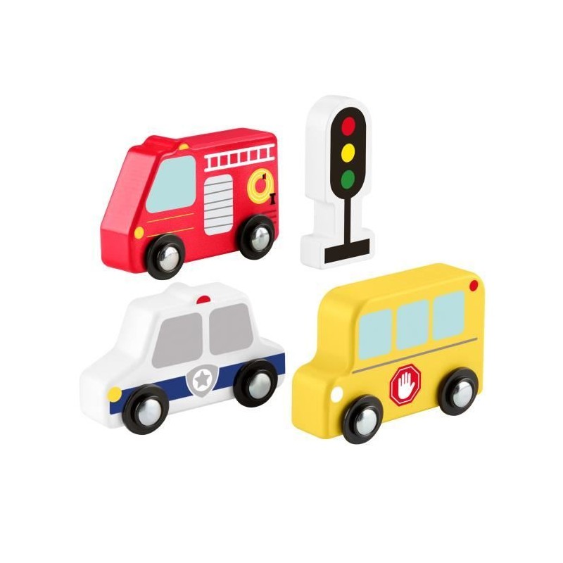 FISHER-PRICE Asst véhicules a pousser pack 5 - JCY32 FISHER-PRICE Asst véhicules a pousser pack 5 - JCY32
