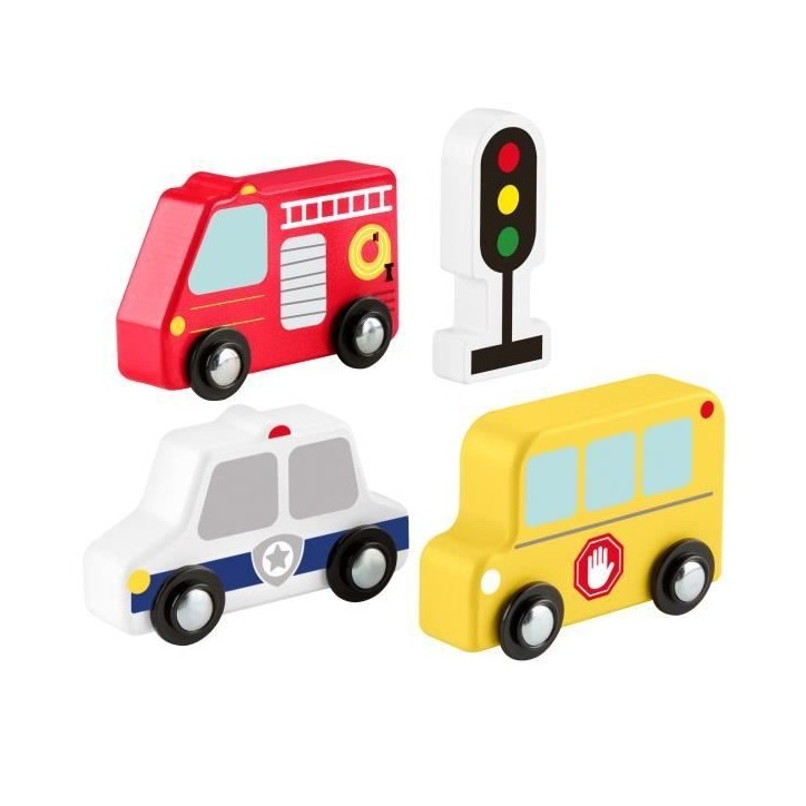 FISHER-PRICE Asst véhicules a pousser pack 5 - JCY32 FISHER-PRICE Asst véhicules a pousser pack 5 - JCY32