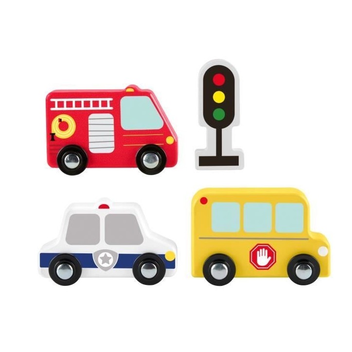 FISHER-PRICE Asst véhicules a pousser pack 5 - JCY32 FISHER-PRICE Asst véhicules a pousser pack 5 - JCY32