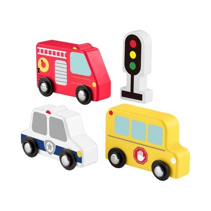 FISHER-PRICE Asst véhicules a pousser pack 5 - JCY32 FISHER-PRICE Asst véhicules a pousser pack 5 - JCY32