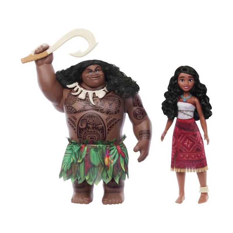 DISNEY PRINCESS - VAIANA Coffret duo vaiana et maui - JDD43 DISNEY PRINCESS - VAIANA Coffret duo vaiana et maui - JDD43